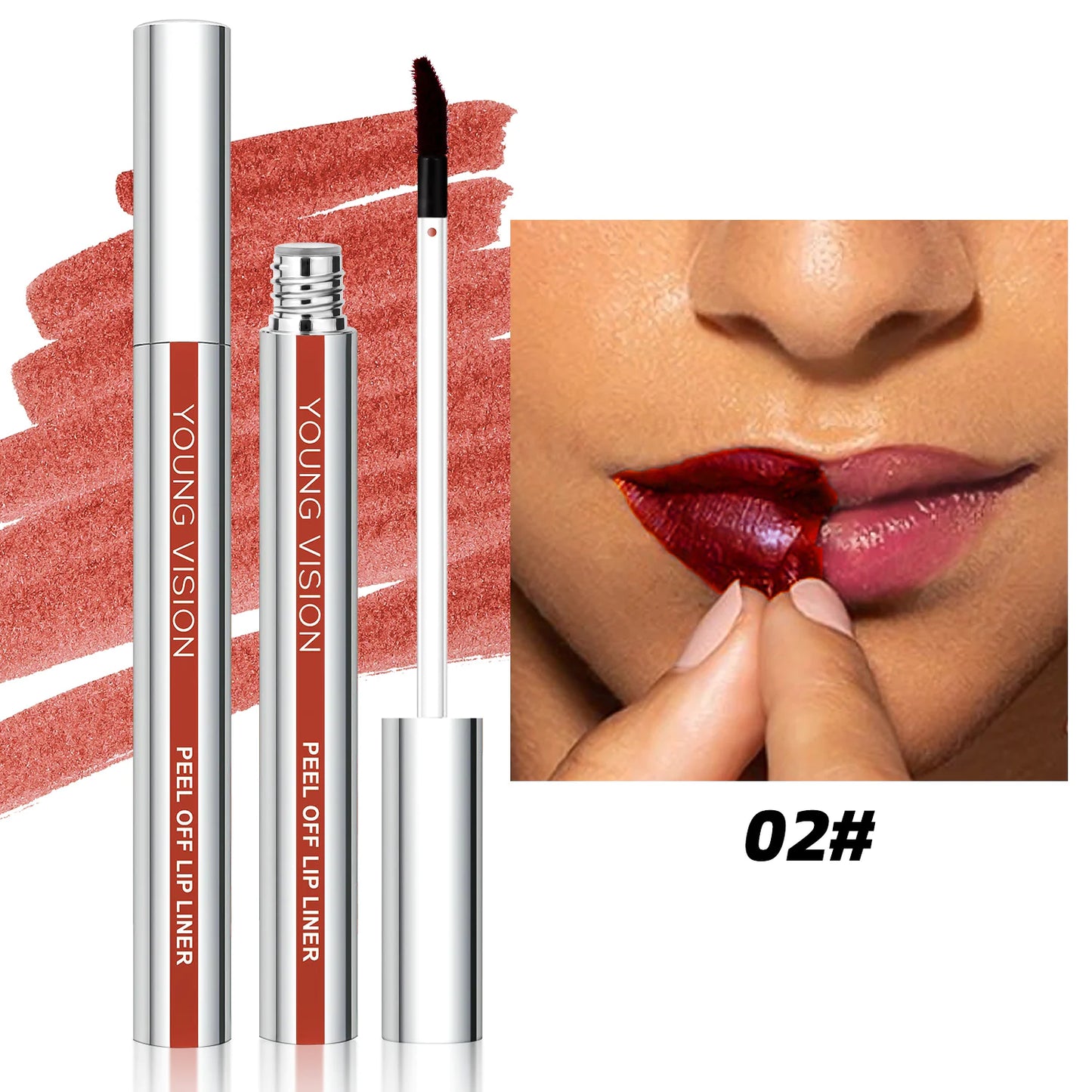 Lápiz Labial Matte (difícil de Correr) Delineador de Labios
